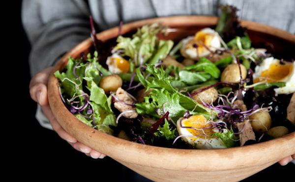 ret fra Frokostbuffet med salatbar